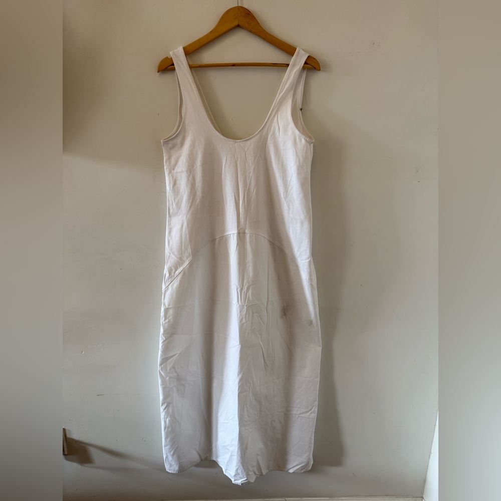 Zara White Sleeveless Maxi